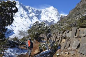 Kaji trekking to the Thame Monastery