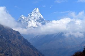 Ama Dablam from the southern end of the Gokyo Valley